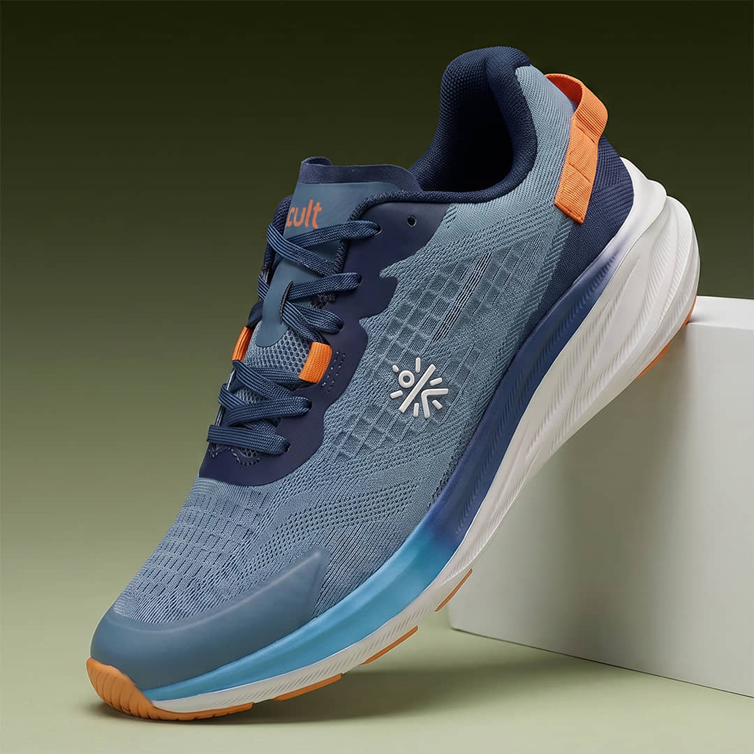 Cult AeroRush Teal Men's Sports Running Shoes - Sports Shoes | Buy online on ZillyBuy