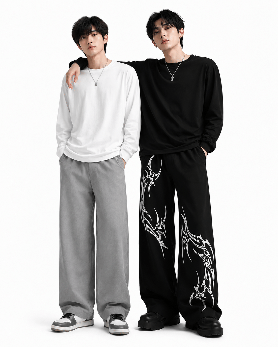 attitude start of fashion Grey Lycra Men's Trackpants ( Pack of 2 ) - Track Pants | Buy online on ZillyBuy