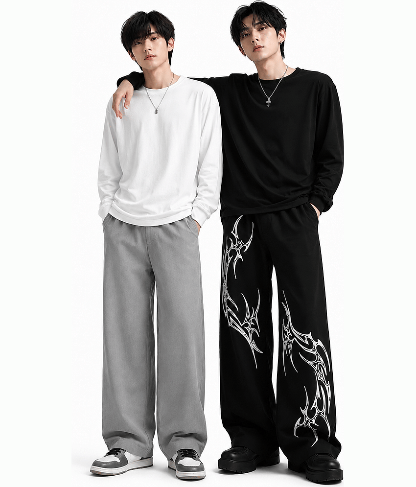attitude start of fashion Grey Lycra Men's Trackpants ( Pack of 2 ) - Track Pants | Buy online on ZillyBuy