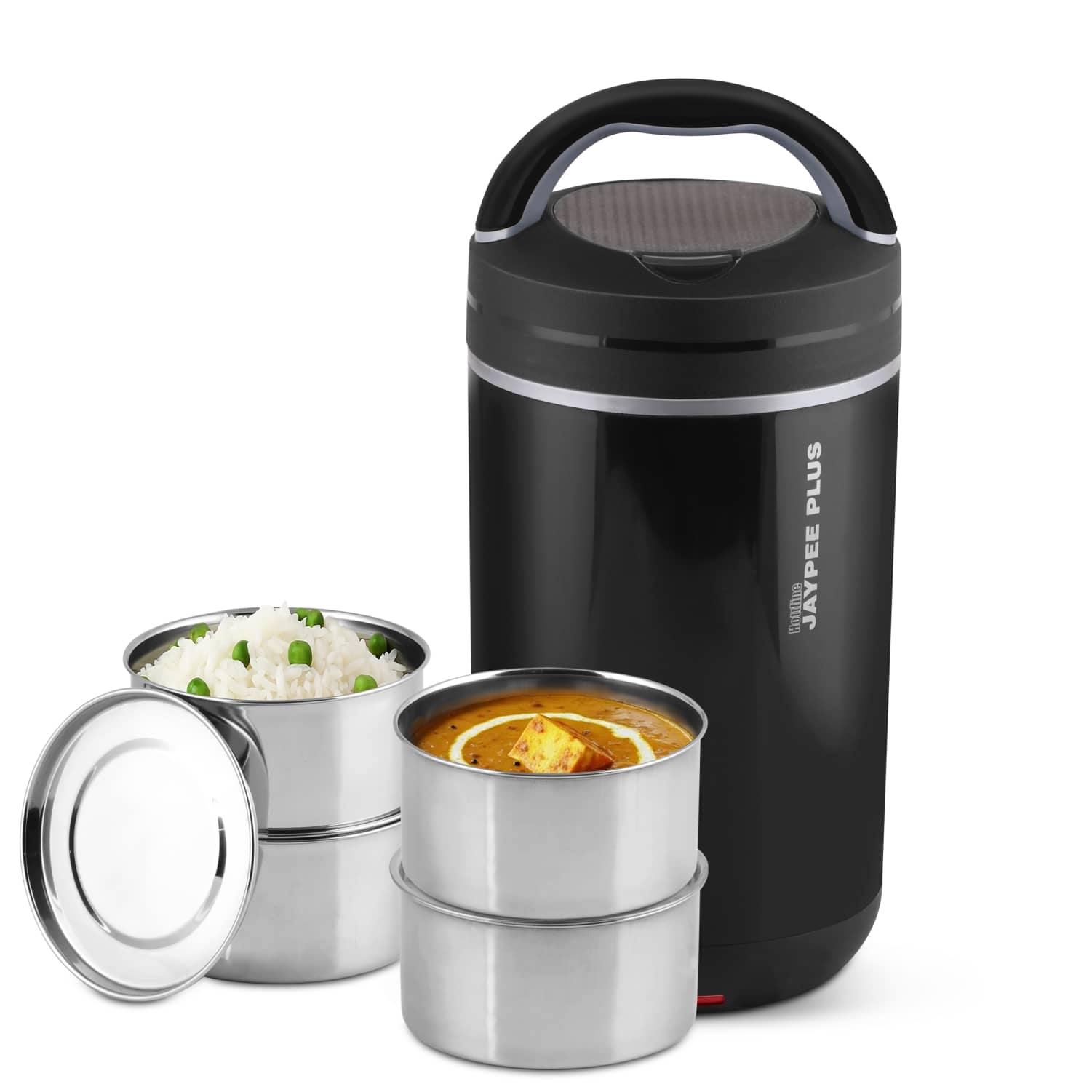 Jaypee Plus Hottline 4 Stainless Steel Electric Lunch Box 4 - Container ( Pack of 1 )