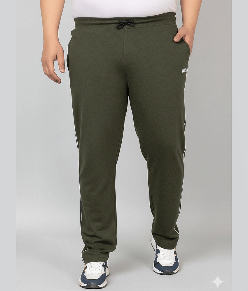 Kepa Dark Green Cotton Blend Men's Trackpants ( Pack of 1 ) - Track Pants | Buy online on ZillyBuy