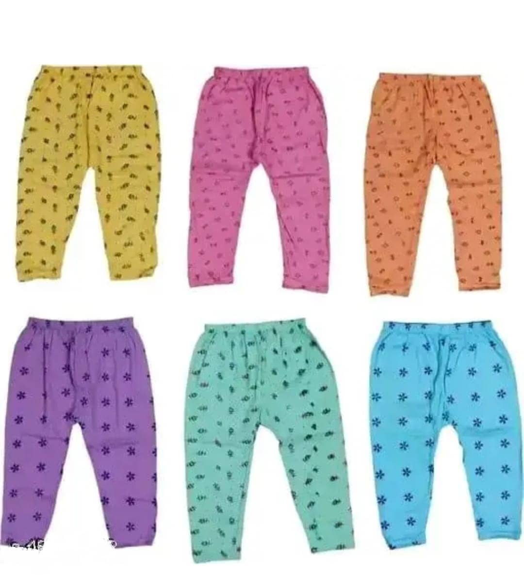 HUMBIRD Pack of 6 Girls 100% Cotton Pyjama ( Multicolor ) - Kurtas & Kurta Sets | Buy online on ZillyBuy
