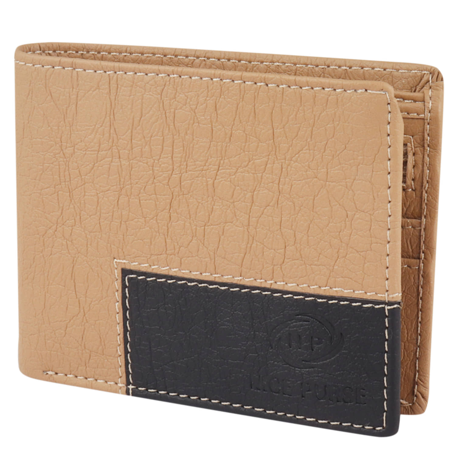 Nice Purse PU Solid Men's Coin Pouch,Two Fold Wallet With 10 Slots For Card ( Black , Pack of 1 ) - Handbags | Buy online on ZillyBuy