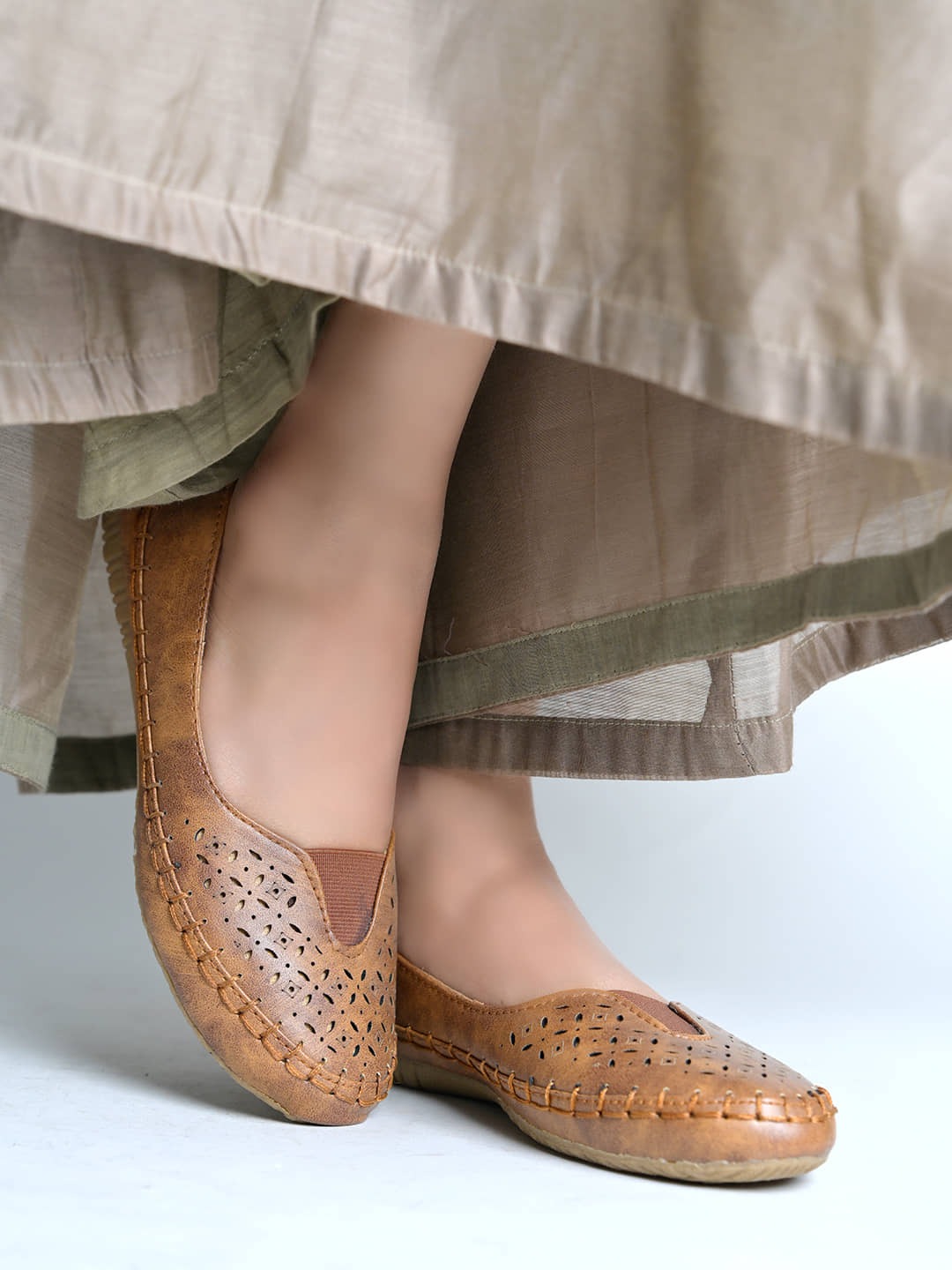 Shoetopia Belly-610-Tan Tan Women's Casual Ballerinas - Casual Shoes | Buy online on ZillyBuy