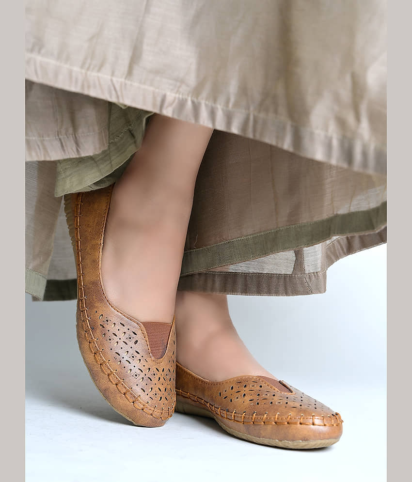 Shoetopia Belly-610-Tan Tan Women's Casual Ballerinas - Casual Shoes | Buy online on ZillyBuy