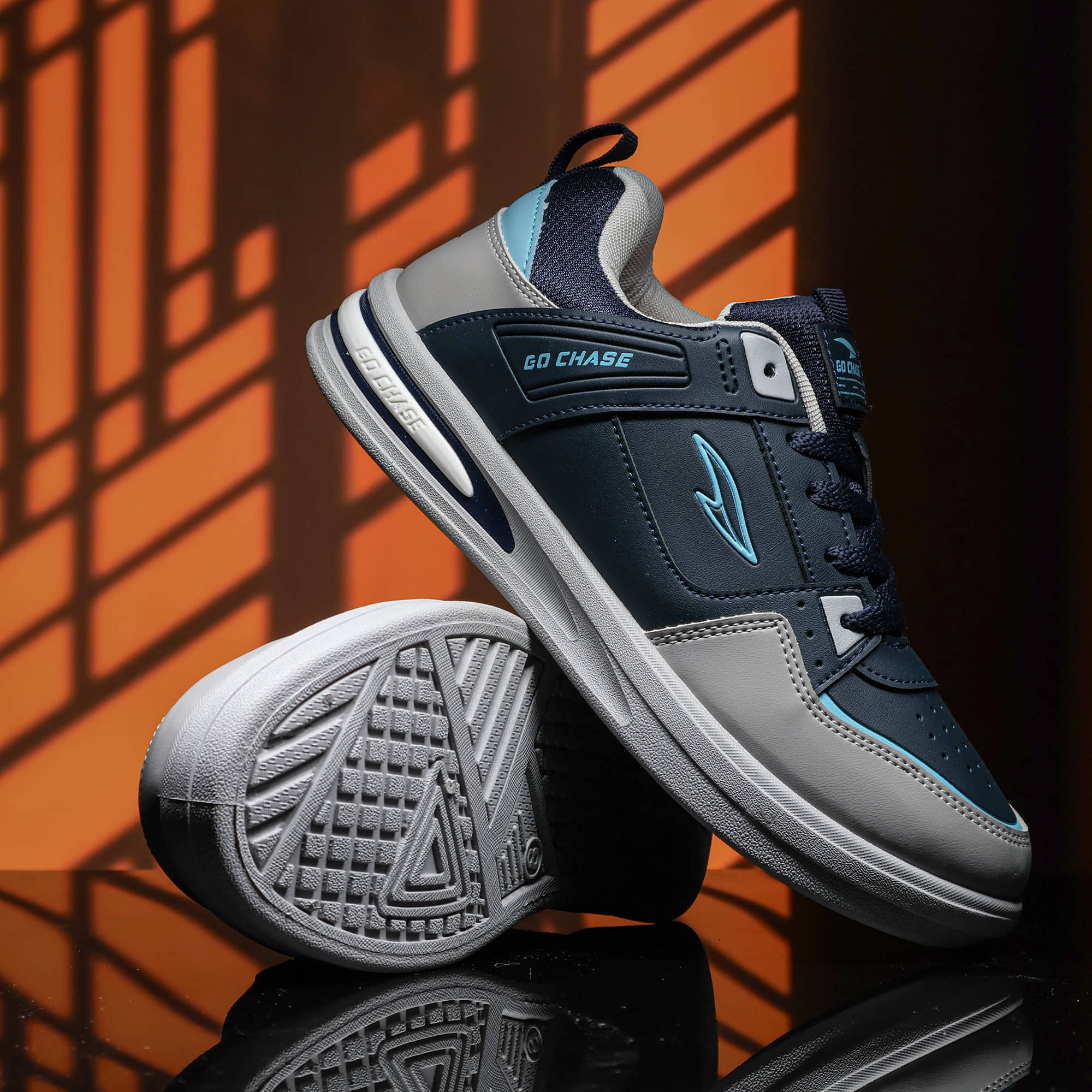 ASIAN DEFENDER-01 Navy Men's Sneakers - Casual Shoes | Buy online on ZillyBuy