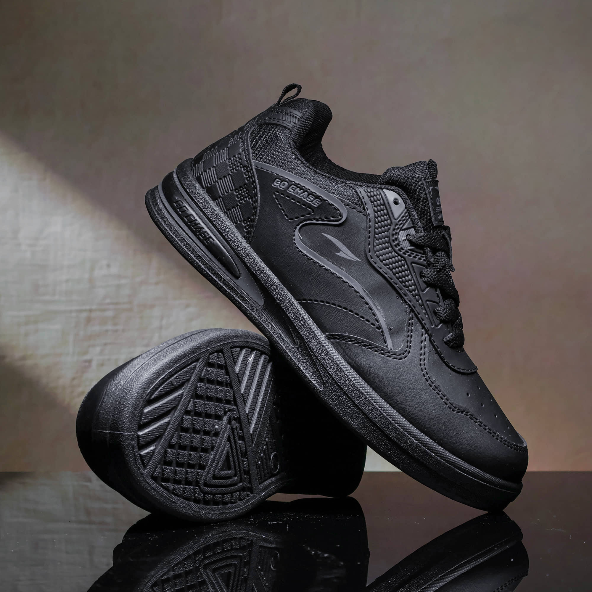 ASIAN DEFENDER-02 Black Men's Sneakers - Casual Shoes | Buy online on ZillyBuy