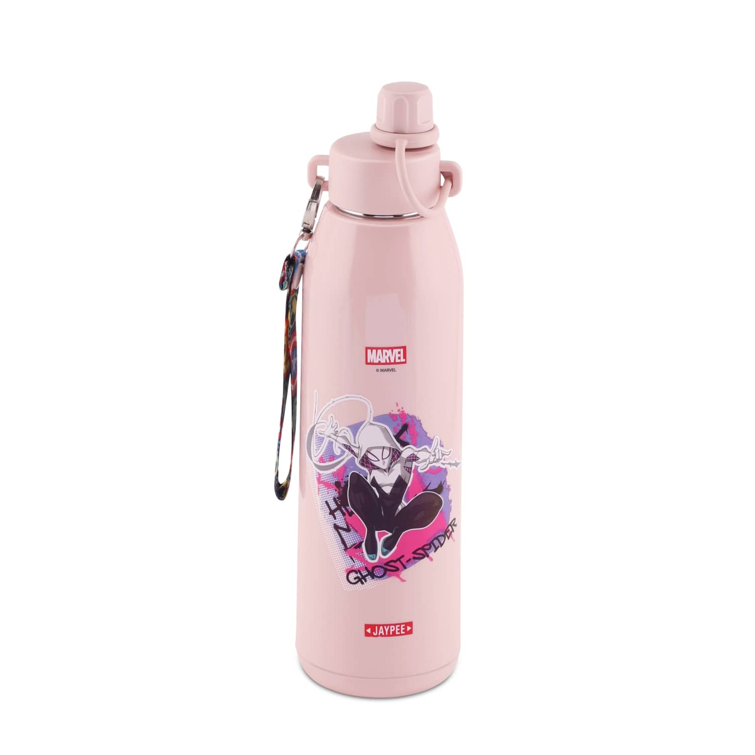Jaypee POWERSIP 900 Pink Stainless Steel Sipper Water Bottle 650 mL ( Set of 1 )