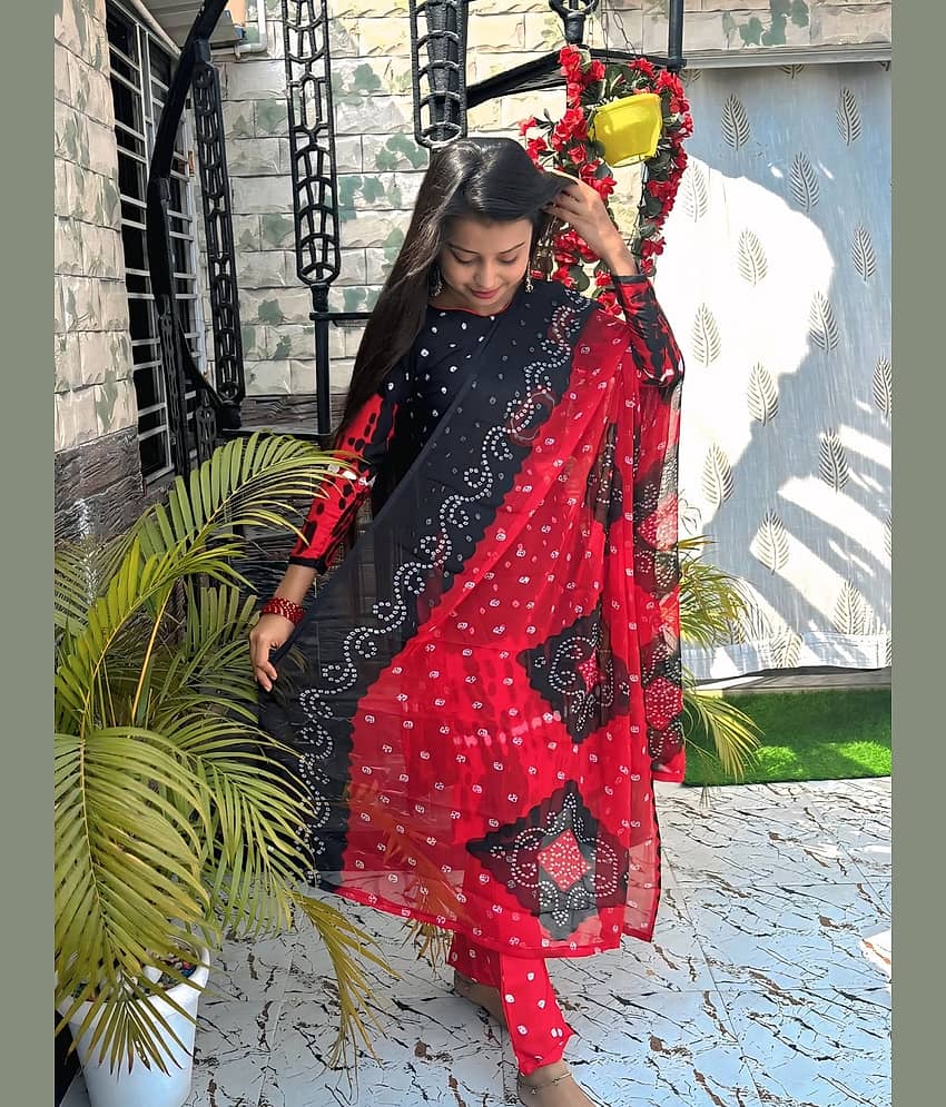 Kashvi Sarees Women's Crepe Unstitched Salwar Suit - Unstitched Fabrics | Buy online on ZillyBuy