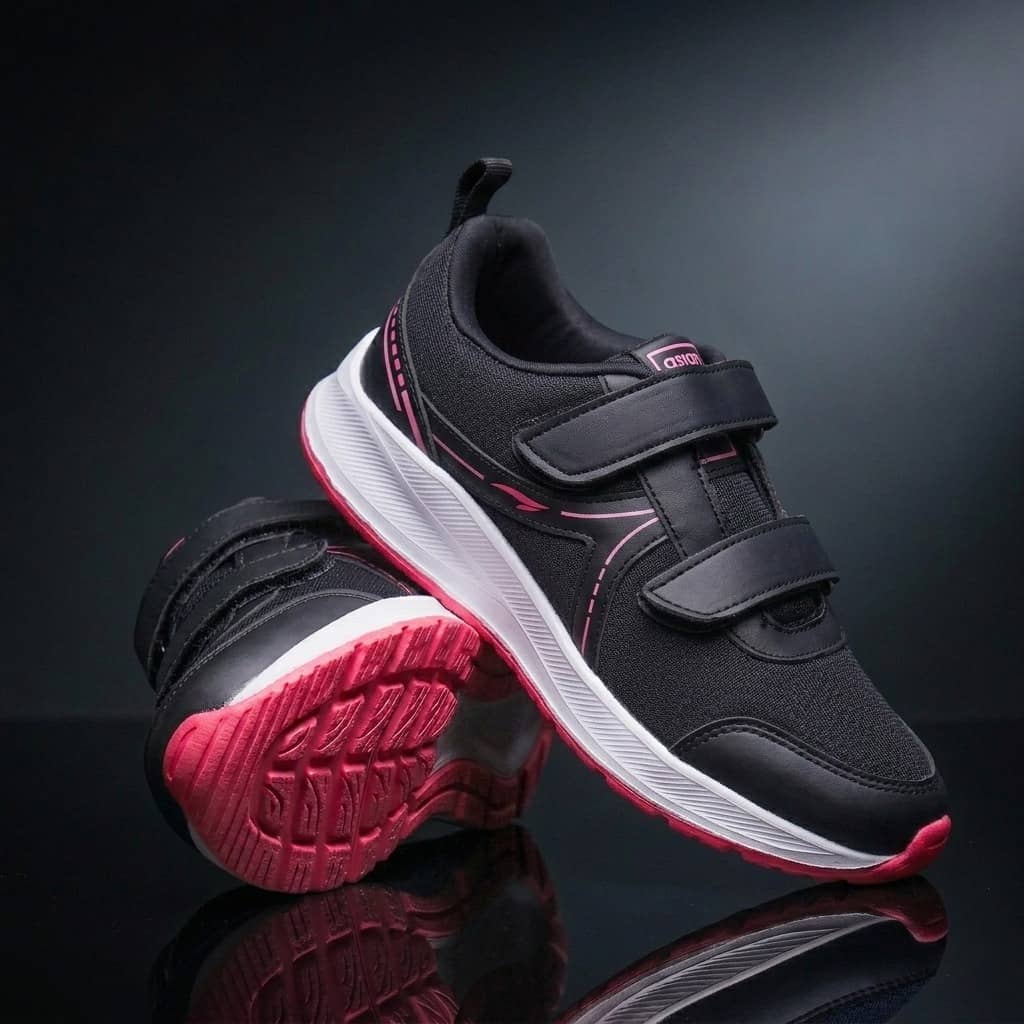 ASIAN - MERCURY-26 WELCRO Black Women's Running Shoes - Sports Shoes | Buy online on ZillyBuy