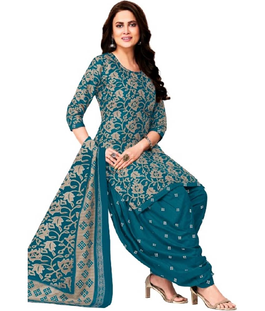 shree jeenmata collection Women's Cotton Unstitched Salwar Suit - Unstitched Fabrics | Buy online on ZillyBuy