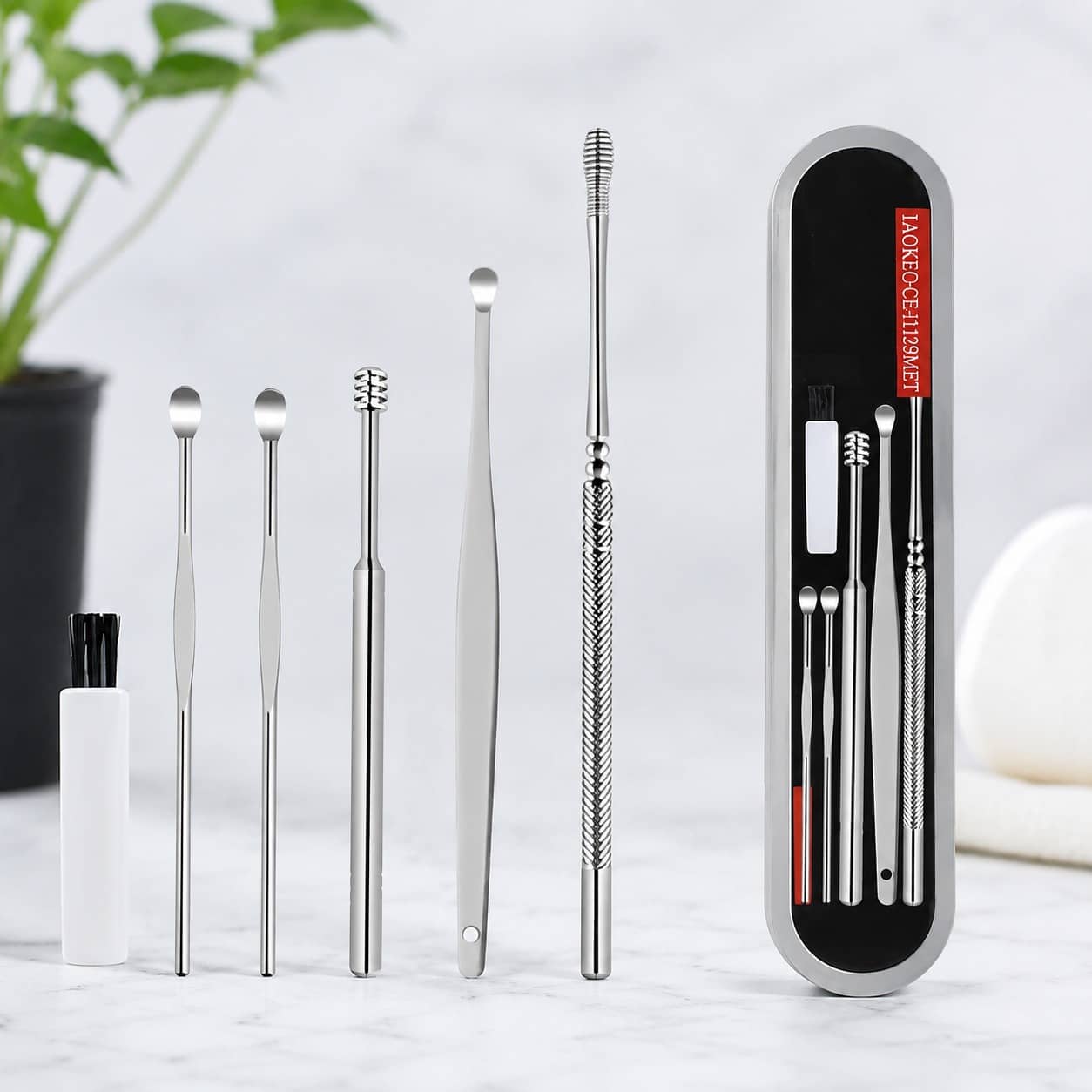 DHS Mart Steel Ear Pick ( Pack of 1 )