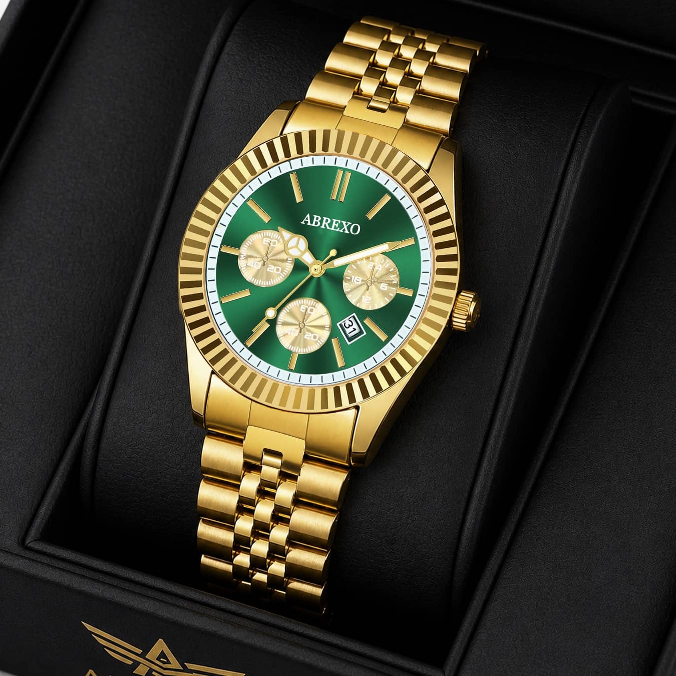Abrexo Gold Stainless Steel Analog Men's Watch