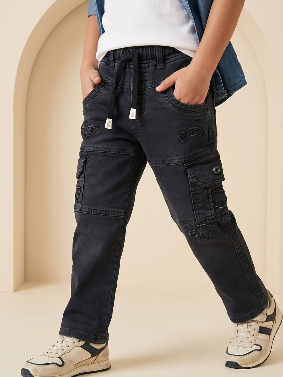 JFR Pack of 1 Boys Cotton Blend Jeans ( Blue ) - Jeans | Buy online on ZillyBuy