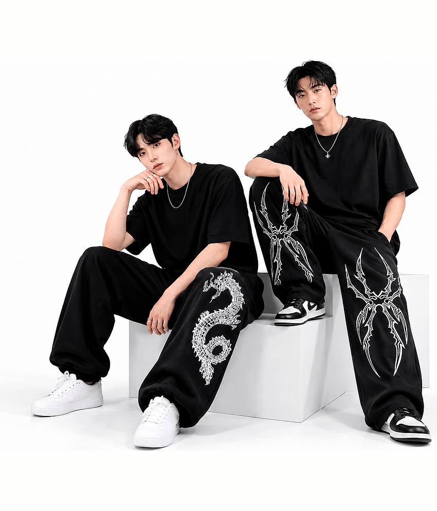 attitude start of fashion Black Lycra Men's Joggers ( Pack of 2 ) - Track Pants | Buy online on ZillyBuy