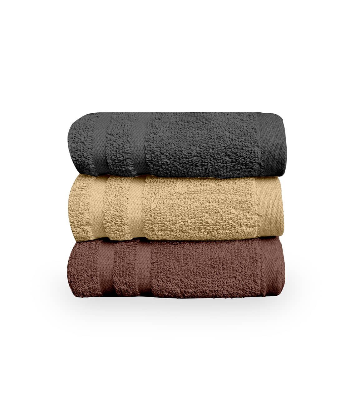 DIVINE CASA Pack of 3 Cotton 501-600 -GSM Hand Towel ( Multicolor ) - Towels | Buy online on ZillyBuy