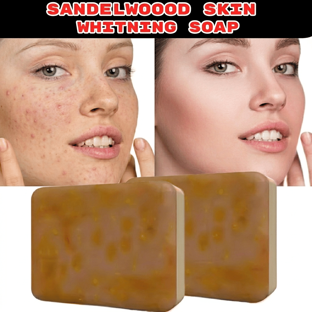 DHS Mart Skin Whitening GHARSOAP Soap for(Sandal Wood Soap) Soap for All Skin Type ( Pack of 2 )