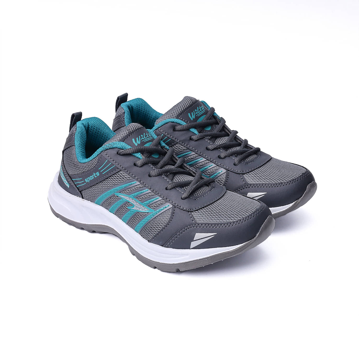 ASIAN WONDER-25 Dark Grey Men's Sports Running Shoes - Sports Shoes | Buy online on ZillyBuy