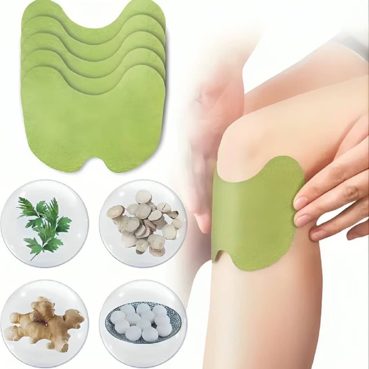 GATIZEN Knee Pain Relief Patches Raw Herb 10 gm Pack Of 10