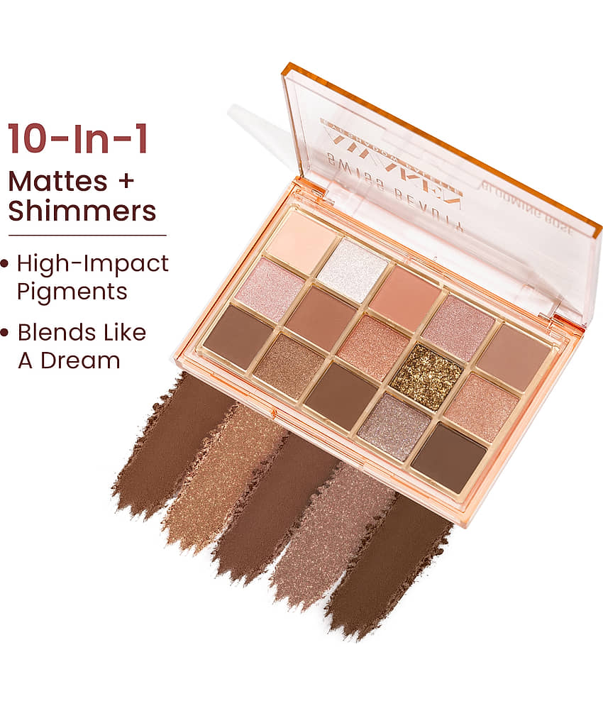 Swiss Beauty Awaken Eyeshadow Palette | Matte + Shimmer Finish - 11g, Brewed Morning - Makeup - Eyes | Buy online on ZillyBuy
