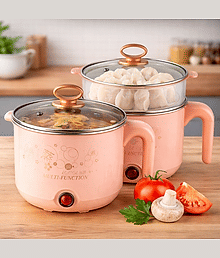 weprove COOCKING POT 1.5 Ltr ABS Plastic Open Lid Egg Cooker