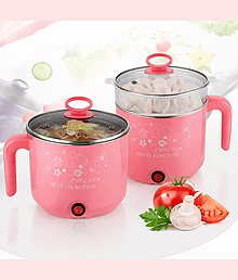 weprove COOCKING POT 1.5 Ltr ABS Plastic Open Lid Egg Cooker