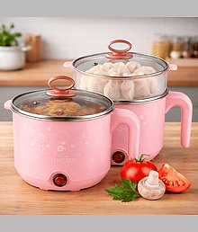 weprove COOCKING POT 1.5 Ltr ABS Plastic Open Lid Egg Cooker