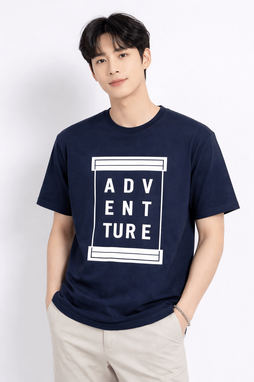 attitude start of fashion Men Polyester Regular Fit Printed T-Shirt ( Blue )