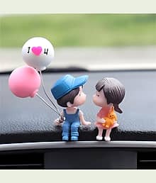 Cute Love Couple Car Dashboard Decor