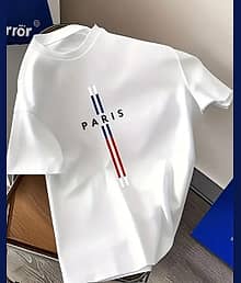 TREND SKY Men Polyester Regular Fit Printed T-Shirt ( White )