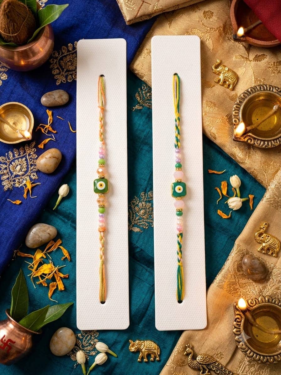 KOOGLY Fancy 2 Rakhi Gift Set ( Pack of 2 , Multicolour ) - Bangles & Bracelets | Buy online on ZillyBuy