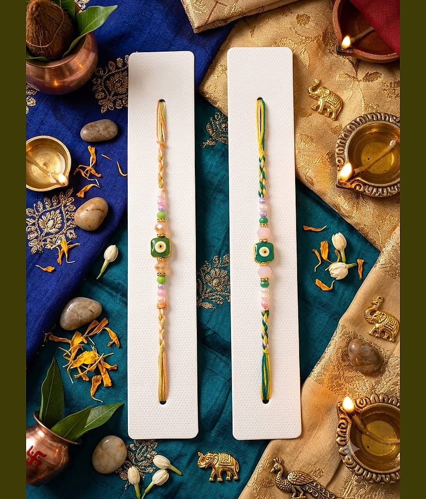 KOOGLY Fancy 2 Rakhi Gift Set ( Pack of 2 , Multicolour ) - Bangles & Bracelets | Buy online on ZillyBuy