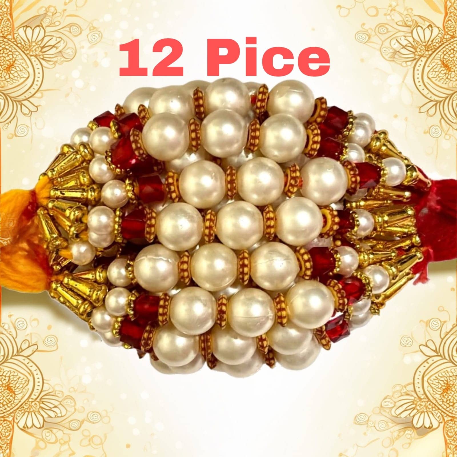 CHARKEE Fancy 12 Bhaiya Bhabhi Rakhi ( Pack of 12 , Multicolour ) - Bangles & Bracelets | Buy online on ZillyBuy