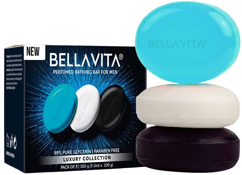BELLAVITA Deodorizing Soap for All Skin Type ( Pack of 3 )