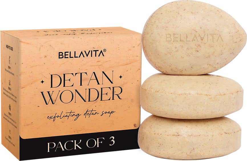 BELLAVITA Exfoliating Soap for All Skin Type ( Pack of 3 )