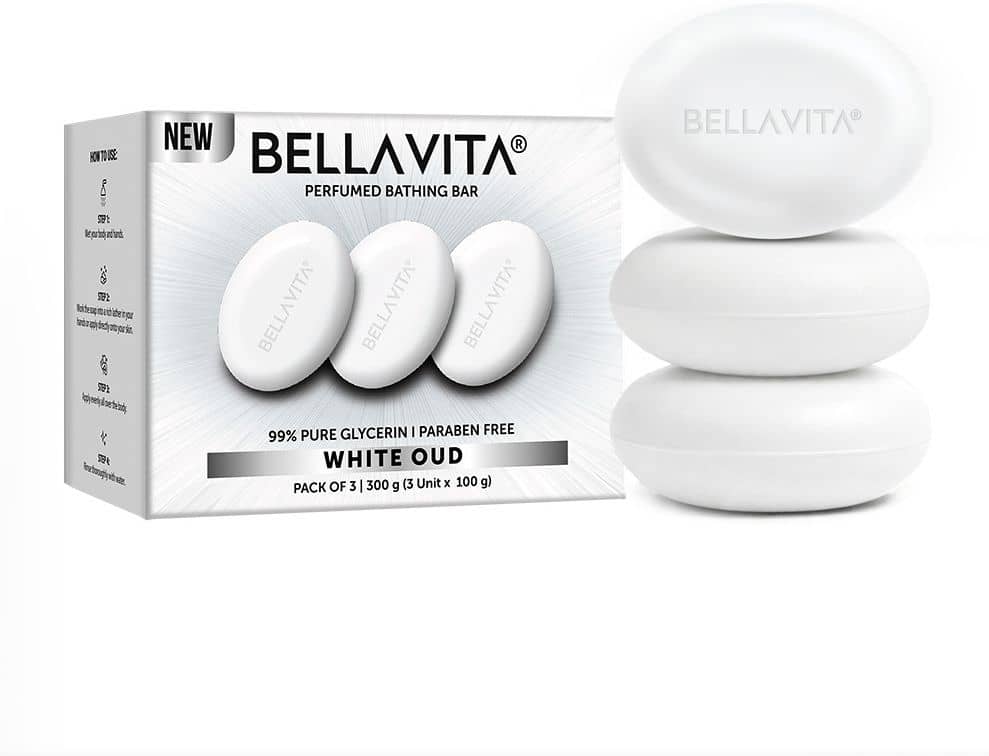 BELLAVITA Moisturizing Soap for All Skin Type ( Pack of 3 )