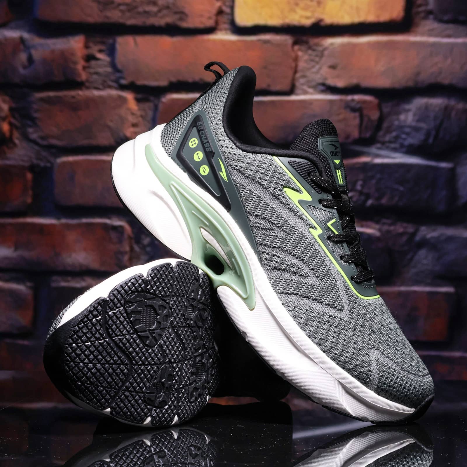 ASIAN POWERPLAY-44 White Men's Sports Running Shoes - Sports Shoes | Buy online on ZillyBuy