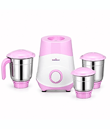 starmaharaja SM-PINK-750W-3J 750 Watt 3 Jar Juicer Mixer Grinder
