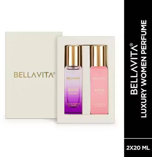 BELLAVITA Eau De Parfum (EDP) Fresh -Fragrance For Unisex ( Pack of 2 )