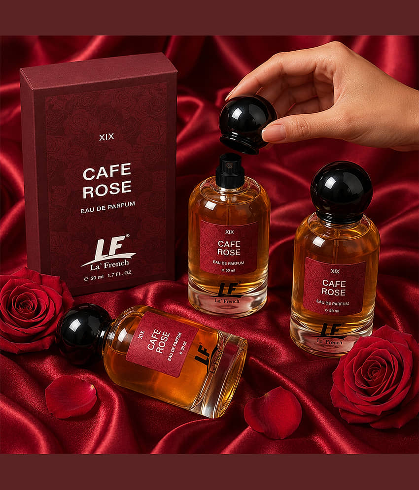 Buy La French Cafe Rose Perfume 50ml - Image 5