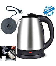 Voltique Silver 2 litres Stainless Steel Multifunctional Kettle